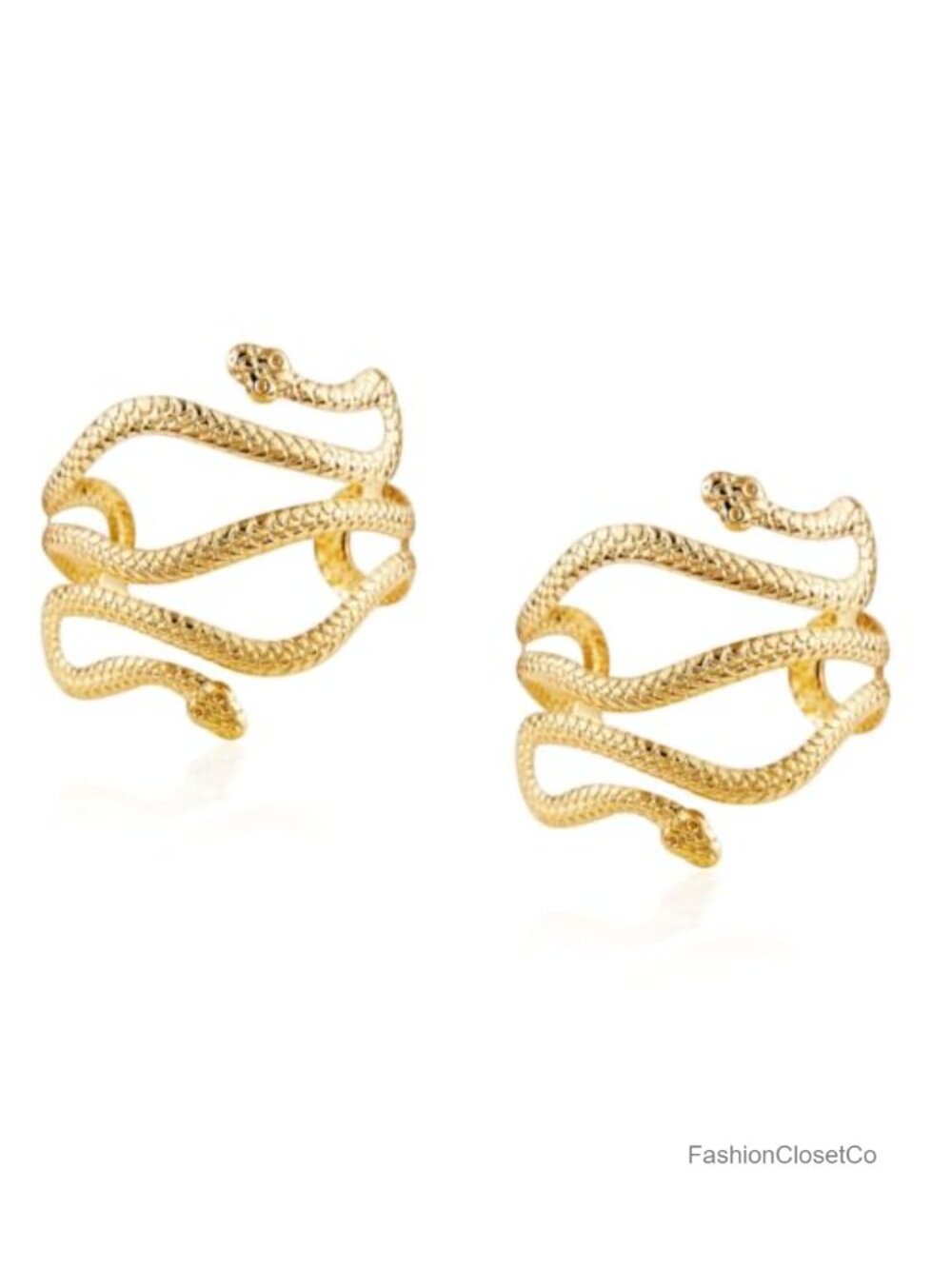 Gold Wide Wire Cuff Bangle Bracelet Set for Women Adjustable